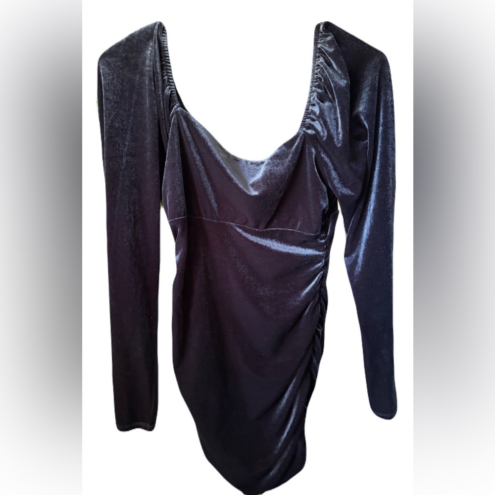 Wild Fable Black Velvet Dress